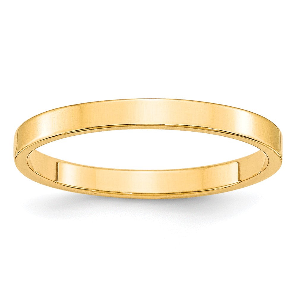 10k Gelbgold 2,5 mm leichter flacher Ehering