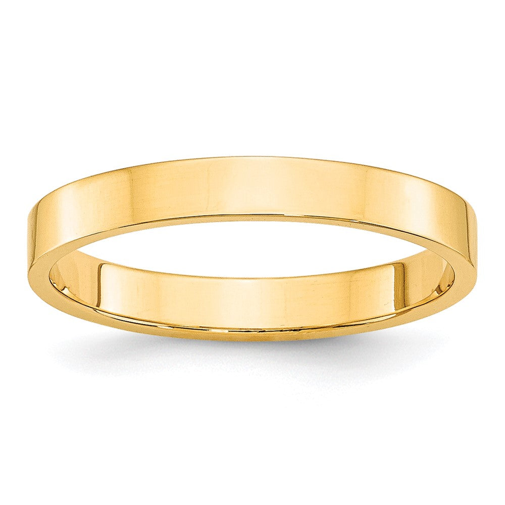10k Gelbgold 3 mm leichter flacher Ehering