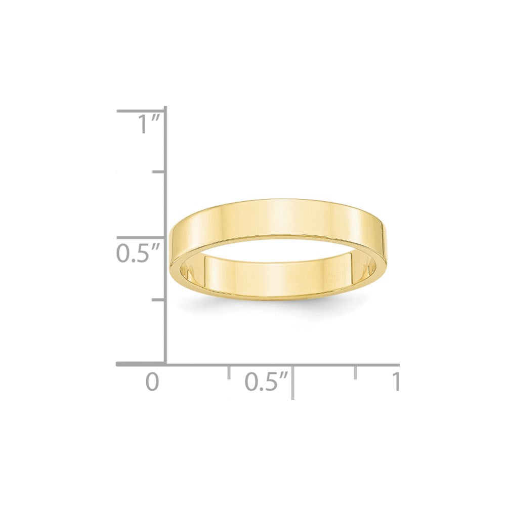 10k Gelbgold 4 mm leichter flacher Ehering