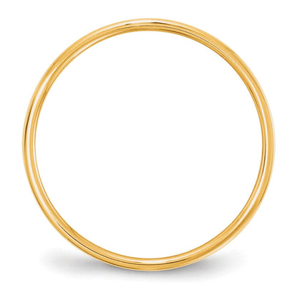 10k Gelbgold 5 mm leichter flacher Ehering