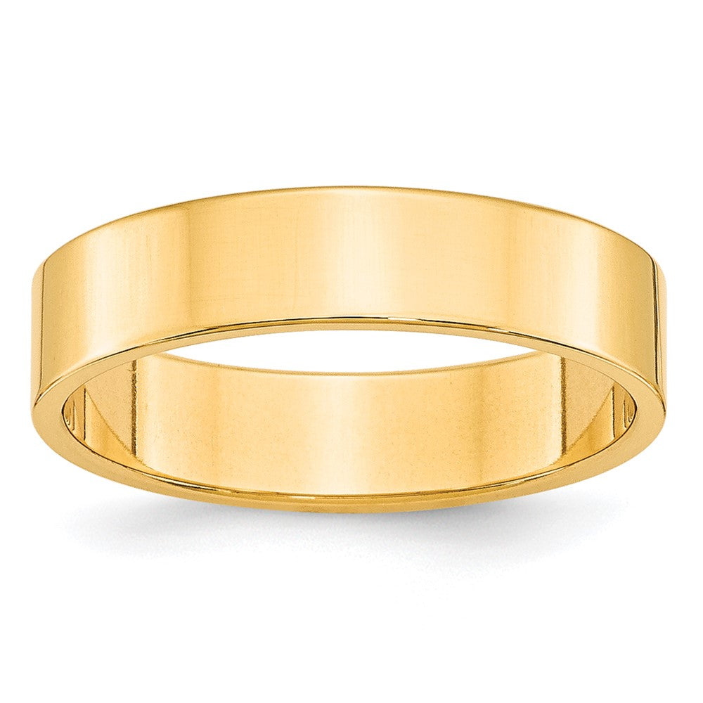 10k Gelbgold 5 mm leichter flacher Ehering