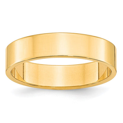 10k Gelbgold 5 mm leichter flacher Ehering