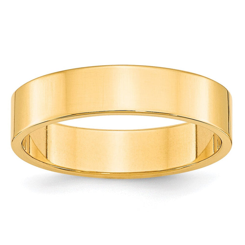 10k Gelbgold 5 mm leichter flacher Ehering