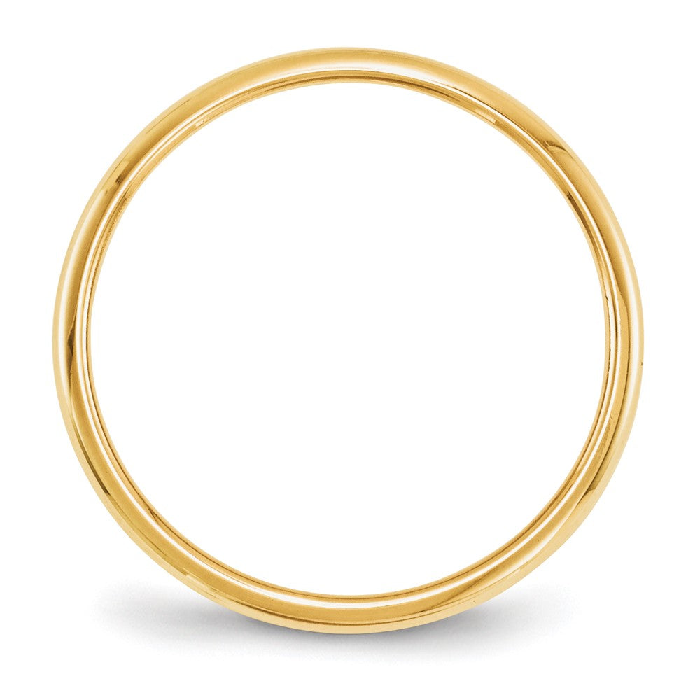 Ehering aus 10K Gelbgold, 2 mm, halbrund