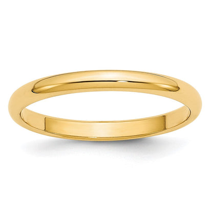 10k Gelbgold 2,5 mm halbrunder Ehering