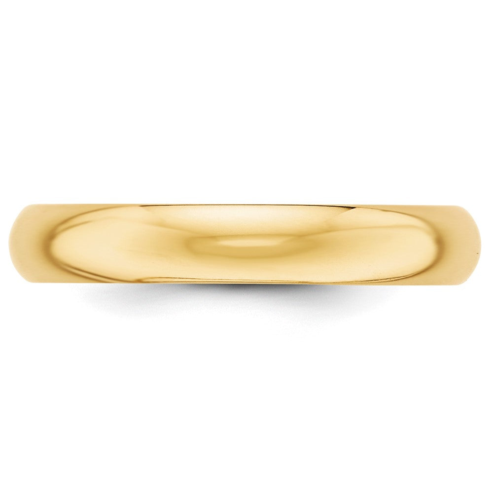 10 Karat Gelbgold 4 mm halbrunder Ehering