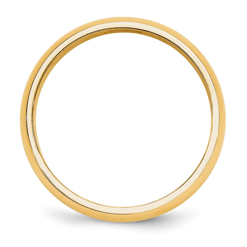 10 K Gelbgold 5 mm halbrunder Ehering