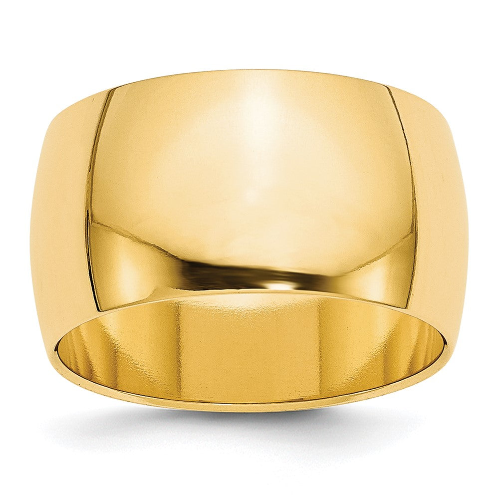 10K Gelbgold 12 mm halbrund Ehering