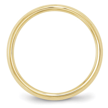 10K Gelbgold 2,5 mm Messerkante Komfort-Passform Ehering
