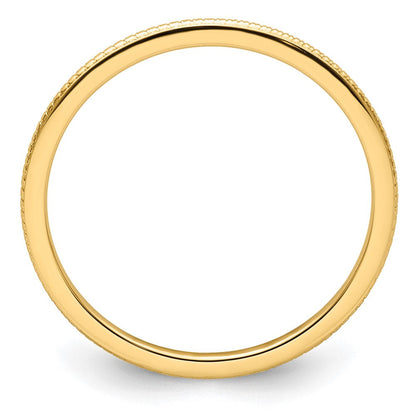 10K Gold 1,2mm Kugel-Ring, stapelbar