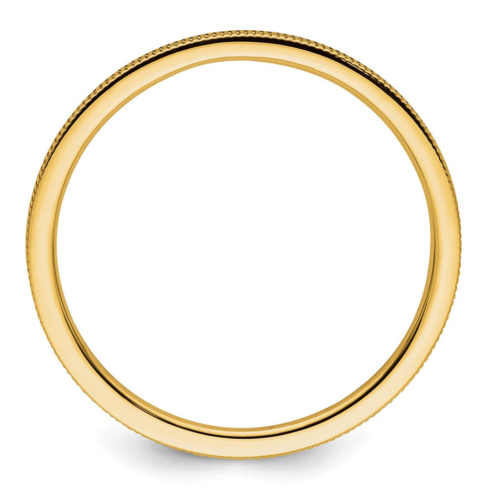 10K Gold 1.2mm Lind Muster Stapelbar Ring