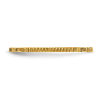 10K-Gold-Ring, 1,2 mm, Lind-Muster, stapelbar