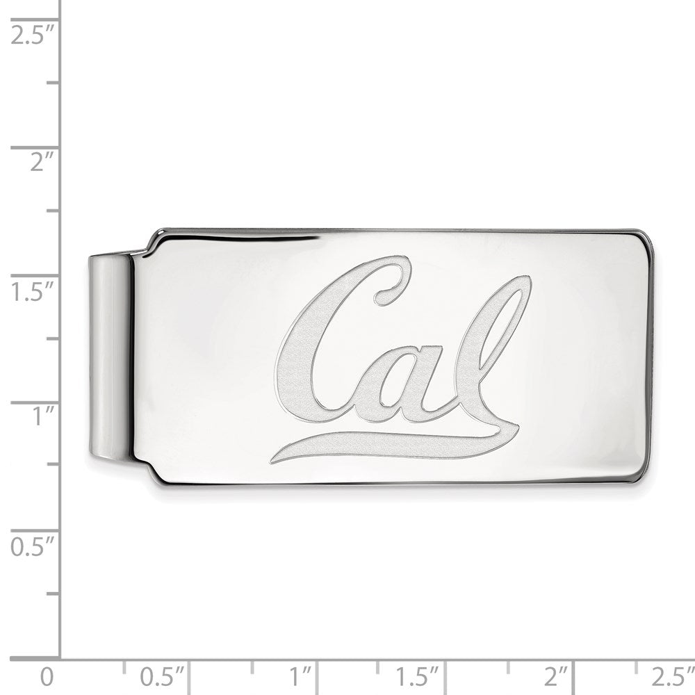 10K Weißgold Logoart University Of California Berkeley Cal Geldklammer