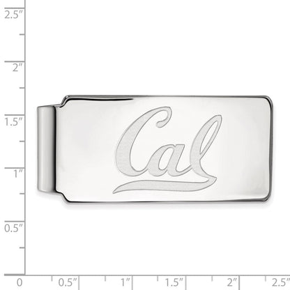 10K Weißgold Logoart University Of California Berkeley Cal Geldklammer