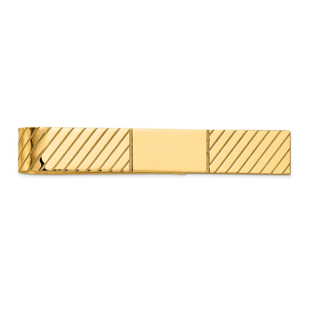 14K Gelbgold Herren Krawatten Stab