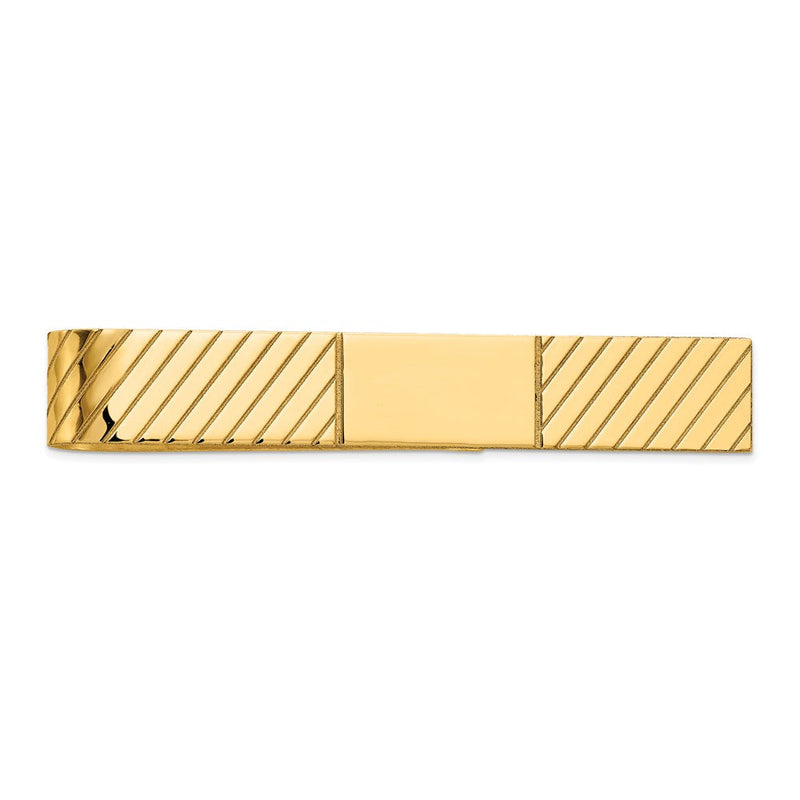 14K Gelbgold Herren Krawatten Stab