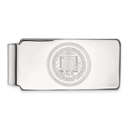 10K Weißgold Logoart University Of California Berkeley Wappen Geldklammer