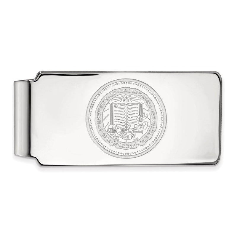 10K Weißgold Logoart University Of California Berkeley Wappen Geldklammer
