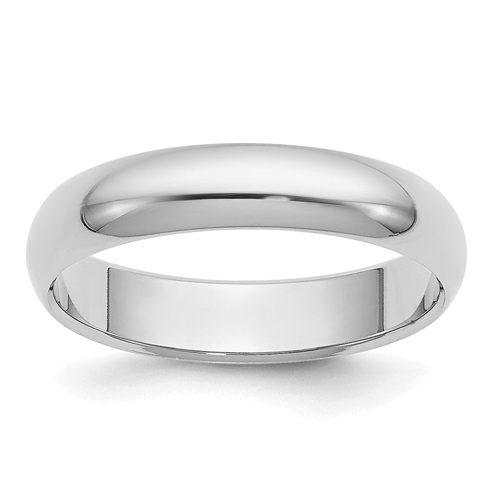 Platin 4mm Halb Rund Ehering Ring