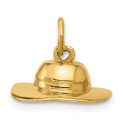 14K Gelbgold Sonnenhut-Charm