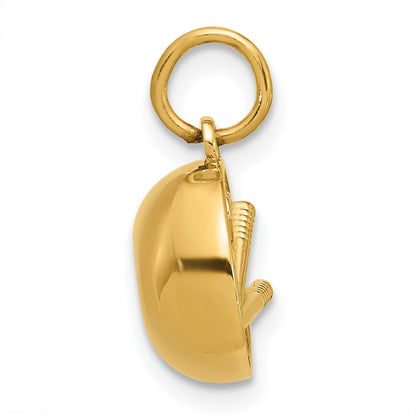14K Gelbgold Fancy Ramen-Schüssel-Charm