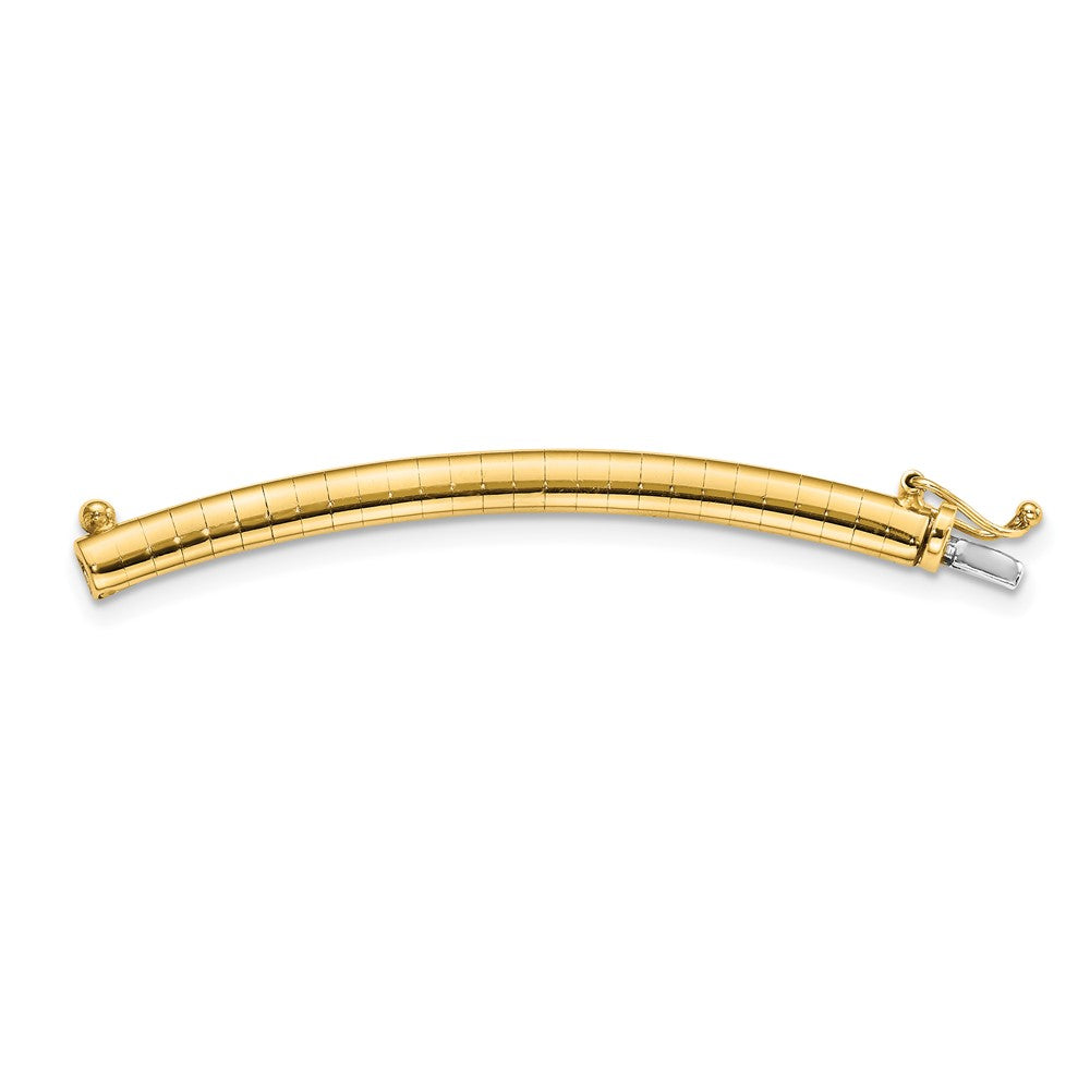 10K Gelbgold 4mm Omega Verlängerung For 2 Zoll Halskette