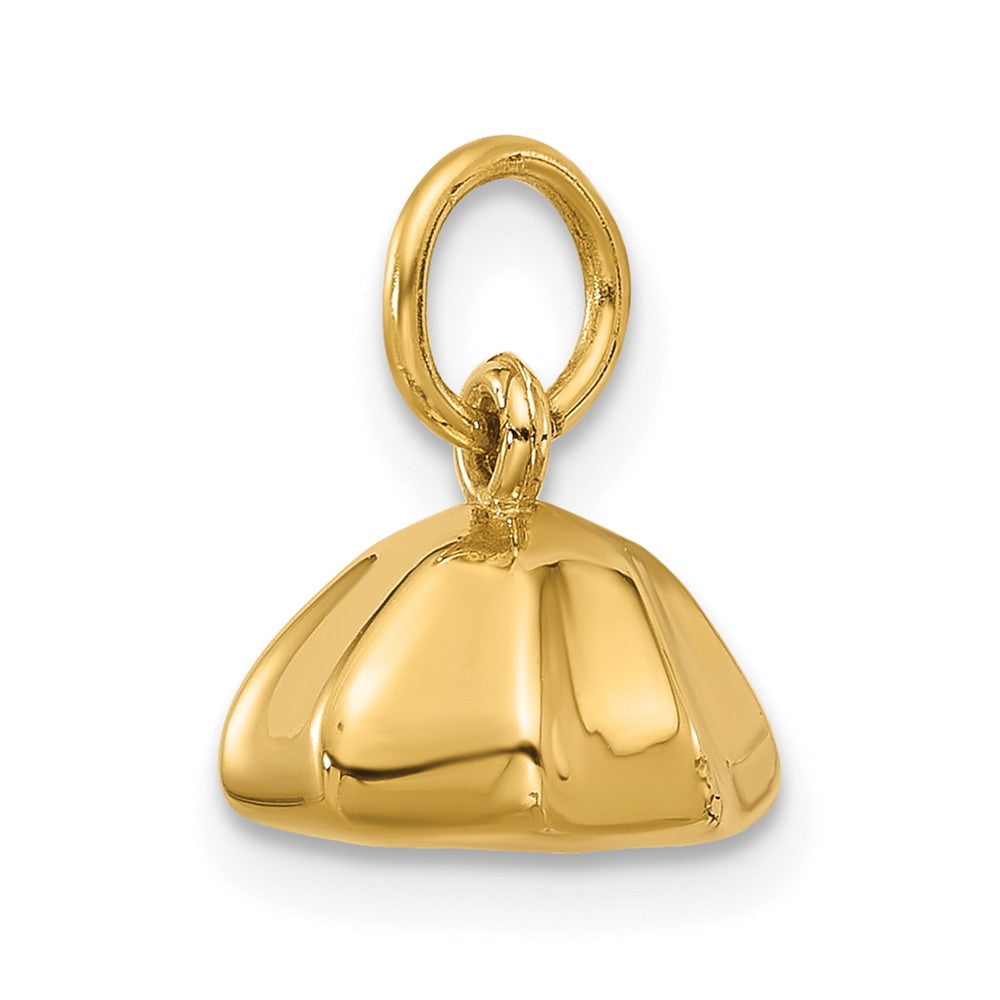 14K Gelbgold Fancy Teigtaschen-Charm