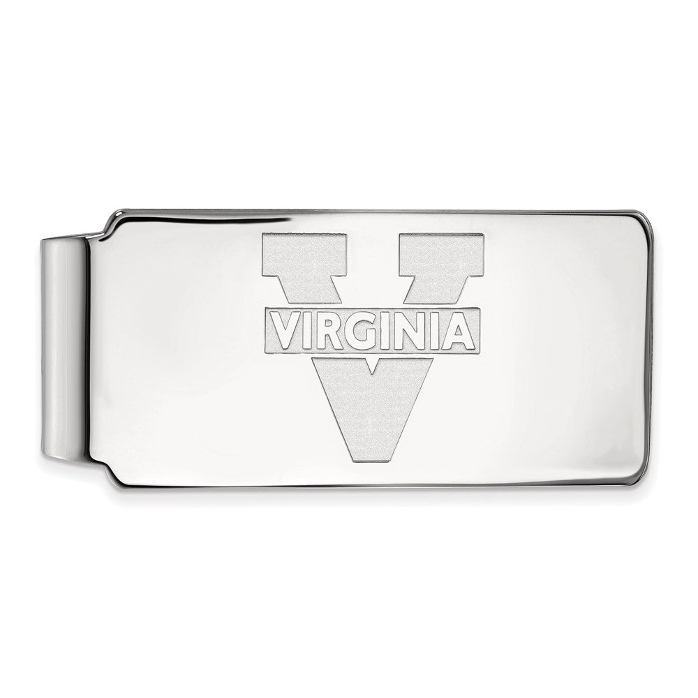 14K Weißgold Logoart University Of Virginia Geldklammer