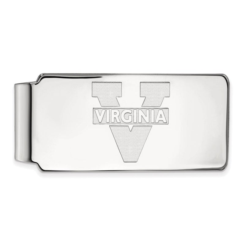 14K Weißgold Logoart University Of Virginia Geldklammer