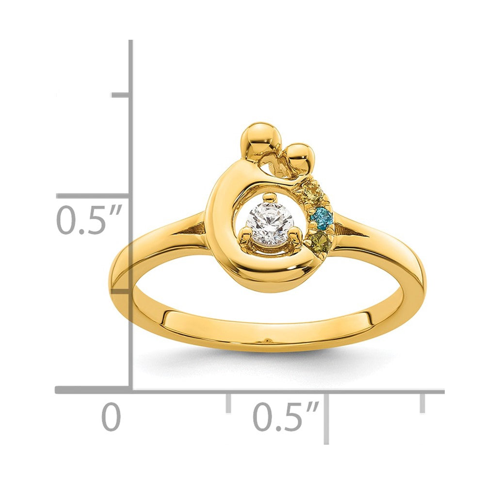 14K Weißgold Ehering mit natürlichen Diamanten