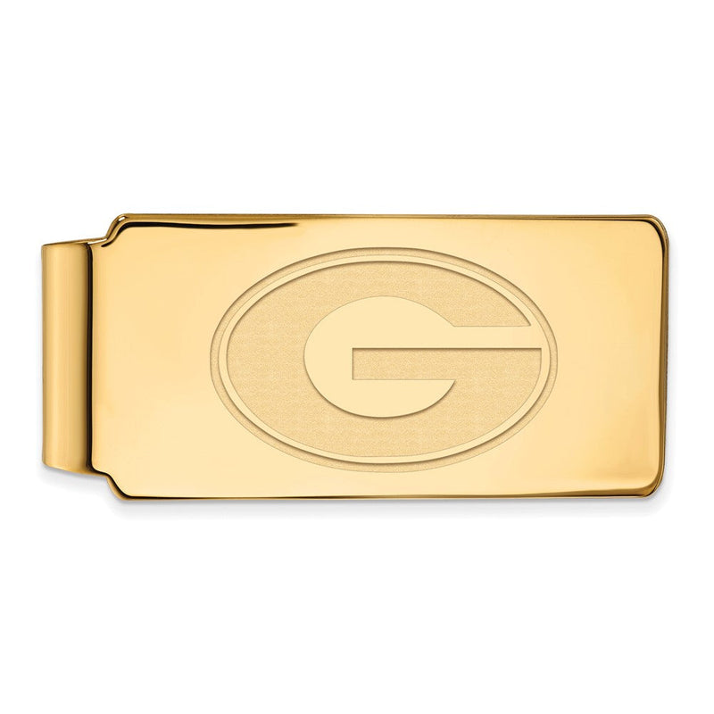 14K Gelbgold Gold Logoart University Of Georgia Buchstabe G Geldklammer