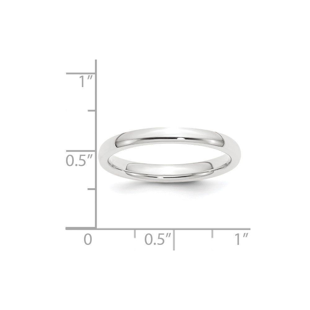 Platin 2.5mm Komfort-fit Ehering Ring