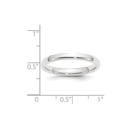 Platin 2.5mm Komfort-fit Ehering Ring