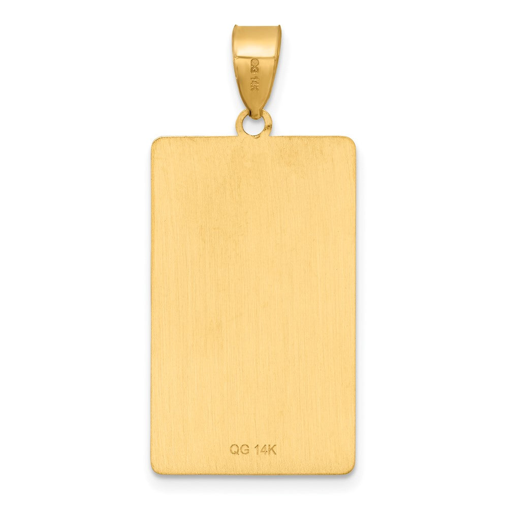 14K Gelbgold The Tower Tarot Card Anhänger