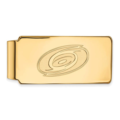 14K Gelbgold Gold Nhl Logoart Carolina Hurricanes Geldklammer