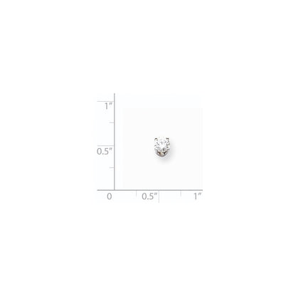 14K Weißgold Aaa Qualität Komplett Diamant Ohrstecker Ohrring
