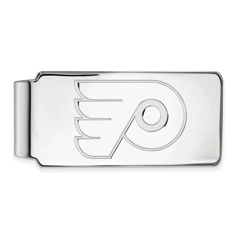 10K Weißgold Nhl Logoart Philadelphia Flyers Geldklammer
