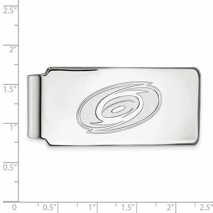 14K Weißgold Nhl Logoart Carolina Hurricanes Geldklammer
