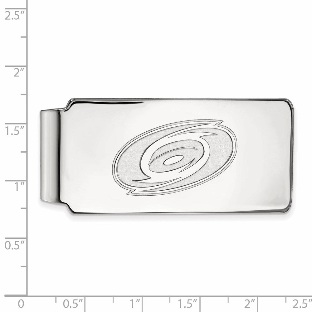 10K Weißgold Nhl Logoart Carolina Hurricanes Geldklammer