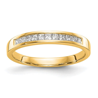 14K Gelbgold Diamant Ehering Ring