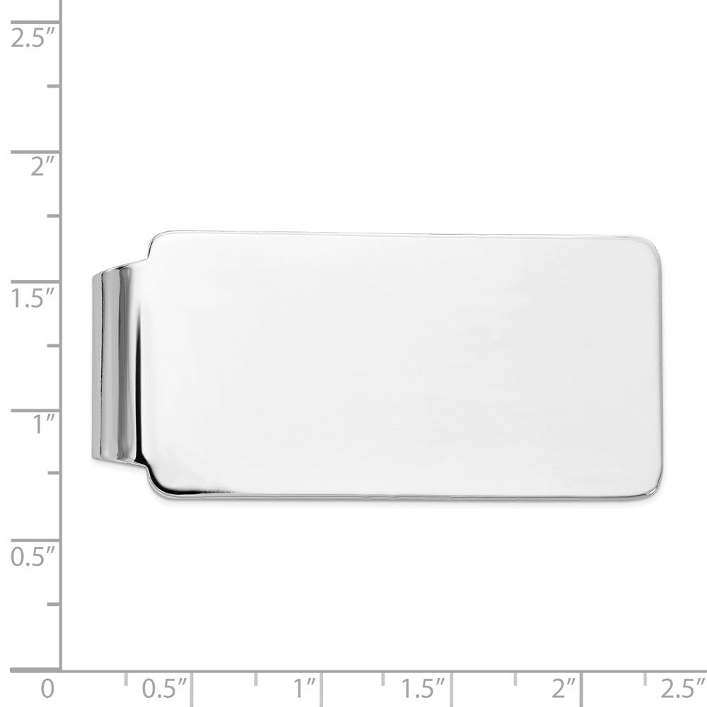 14K Weißgold Herren Geldklammer