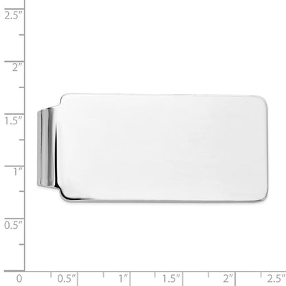 14K Weißgold Herren Geldklammer