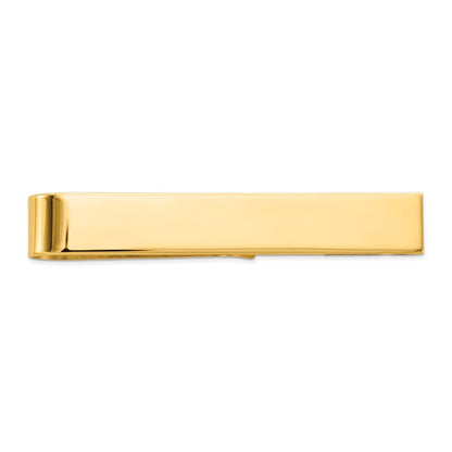 14K Gelbgold Herren Poliert Krawatten Stab