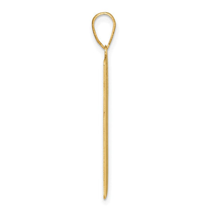14K Gelbgold The Hanged Man Tarot Card Anhänger