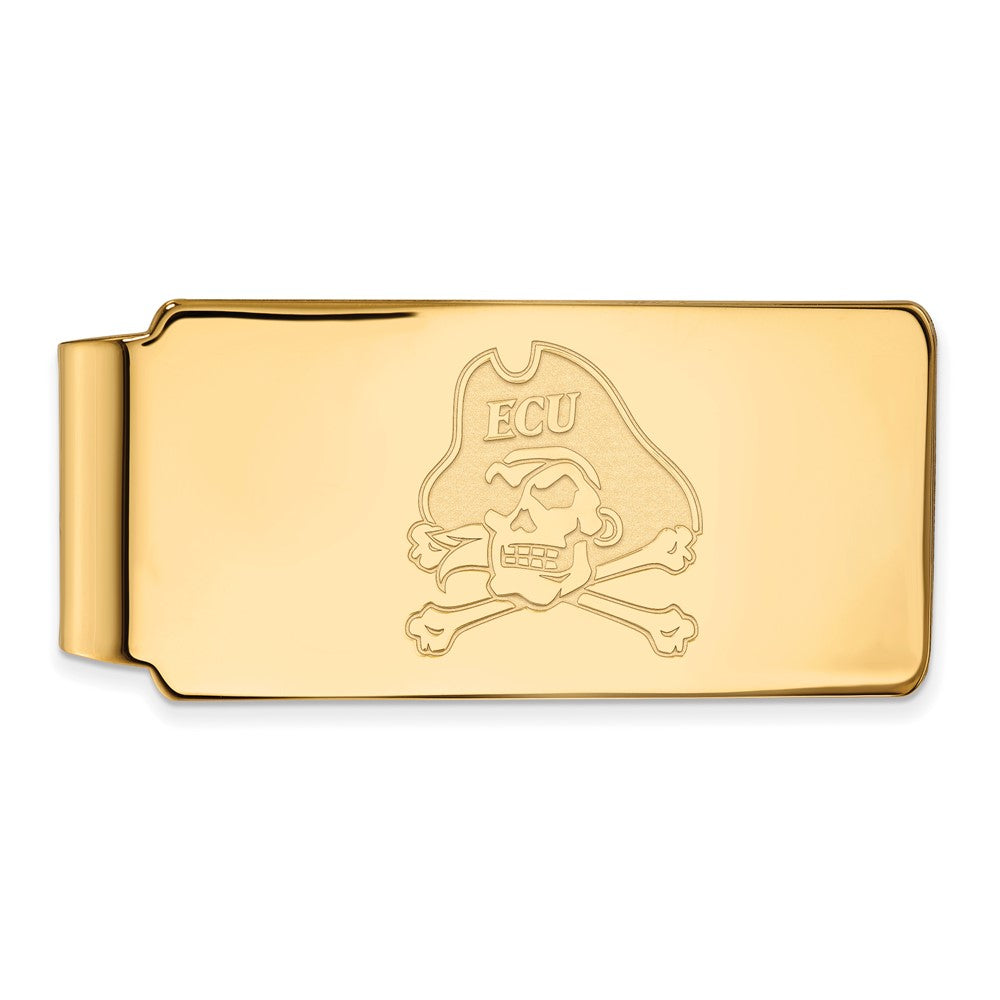 10K Gelbgold Gold Logoart Ost Carolina University Pirat Geldklammer