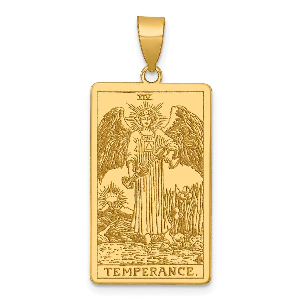 14K Gelbgold The Empress Tarot Card Anhänger