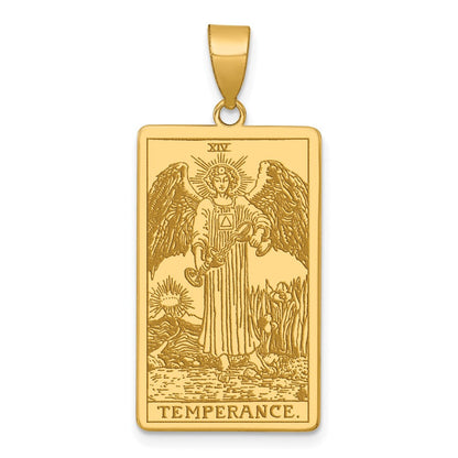 14K Gelbgold The Empress Tarot Card Anhänger