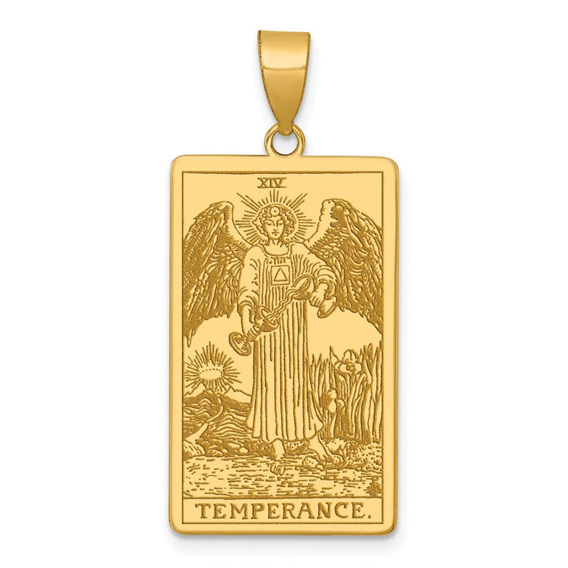 14K Gelbgold The Empress Tarot Card Anhänger