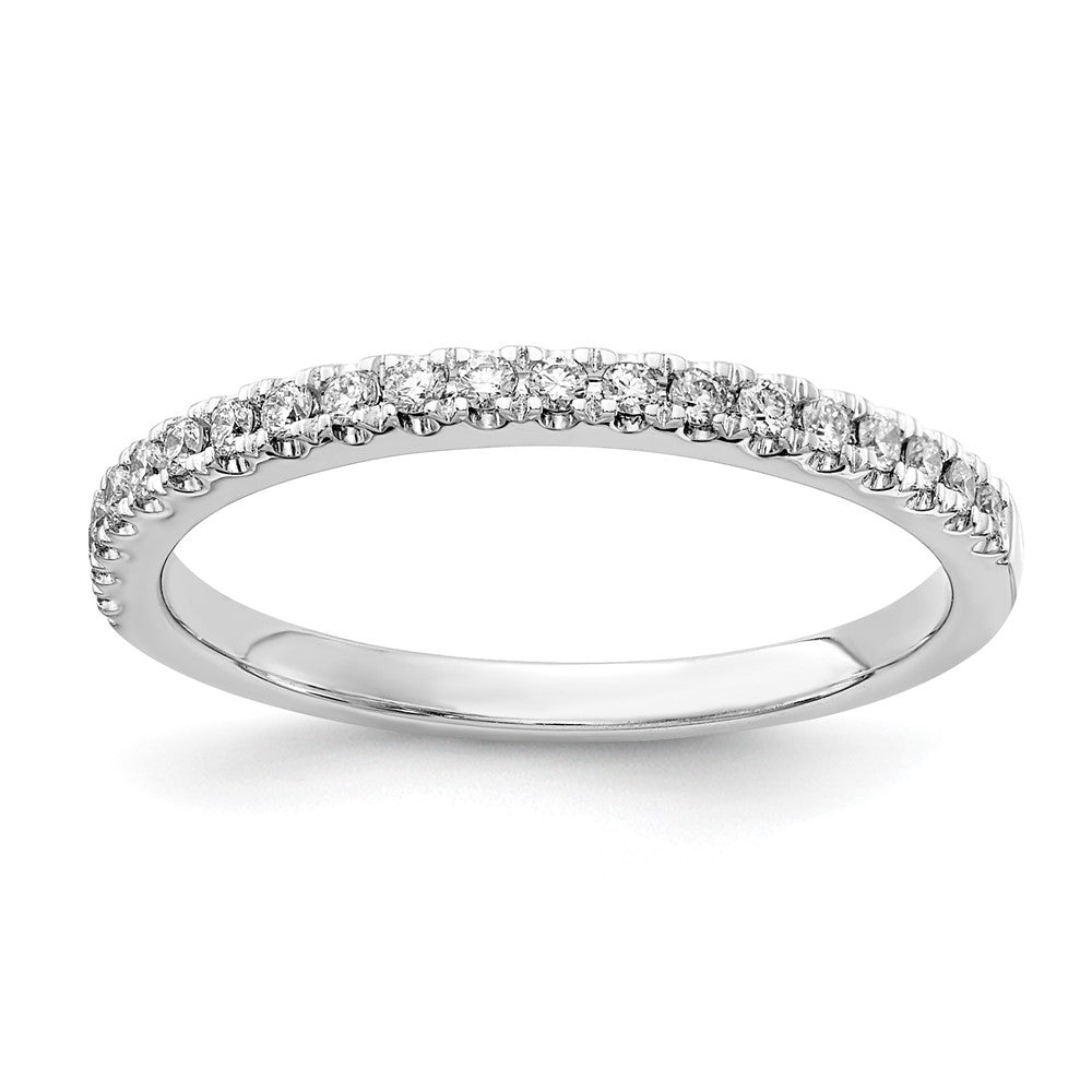 14K Weißgold 1/5 Karat Im Labor Gezüchtet Diamant Vs/si+ G+ Komplett Ehering Ring