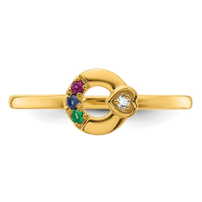 14K Weißgold Ehering mit 11 Diamanten in Kanalfassung